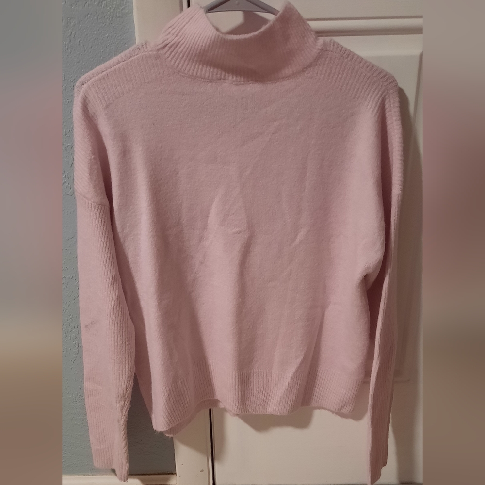 purple sweater